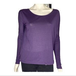 ALO YogaLong Sleeve Semi-Open Back Shirt
